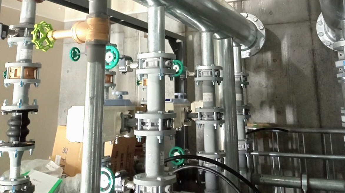 冷暖房設備配管工事